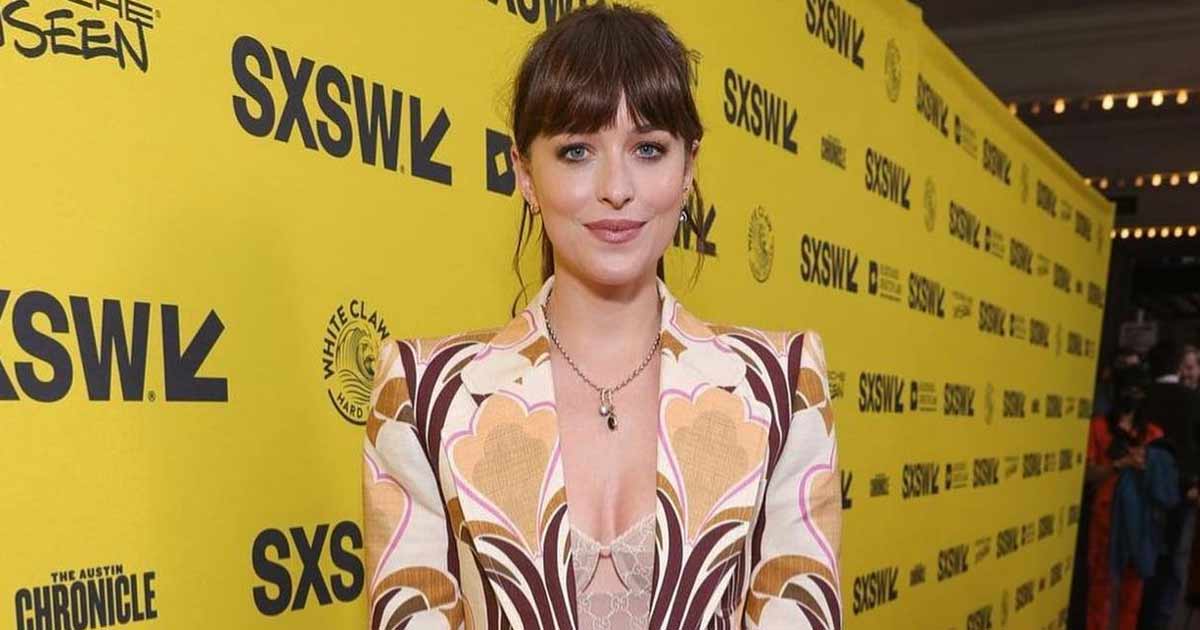 Dakota Johnson served it up and how - wearing a see-through top, she slayed us with her sexy eyes!